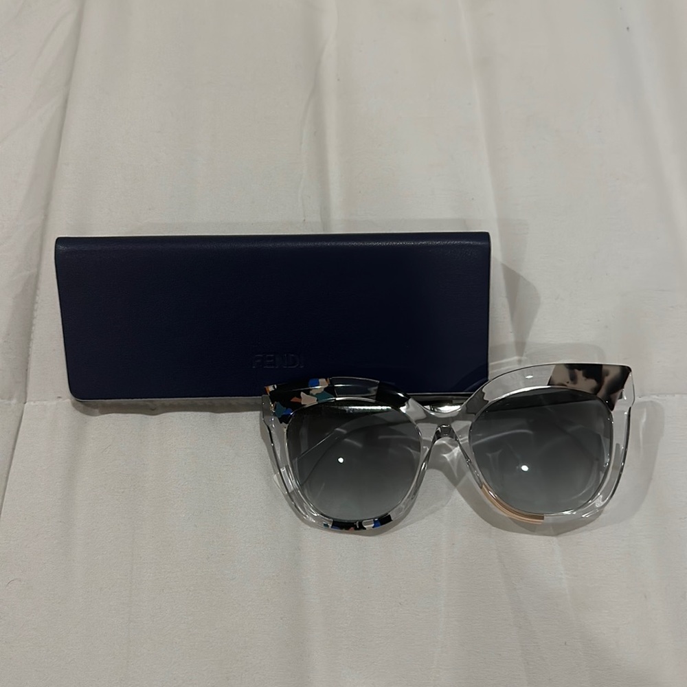 Fendi FF179/S 0TDW Crystal Ruthenium Sunglasses